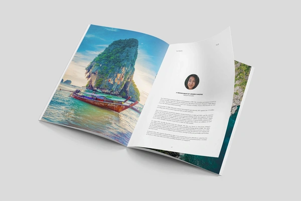 A4 saddle stitch booklet printing.