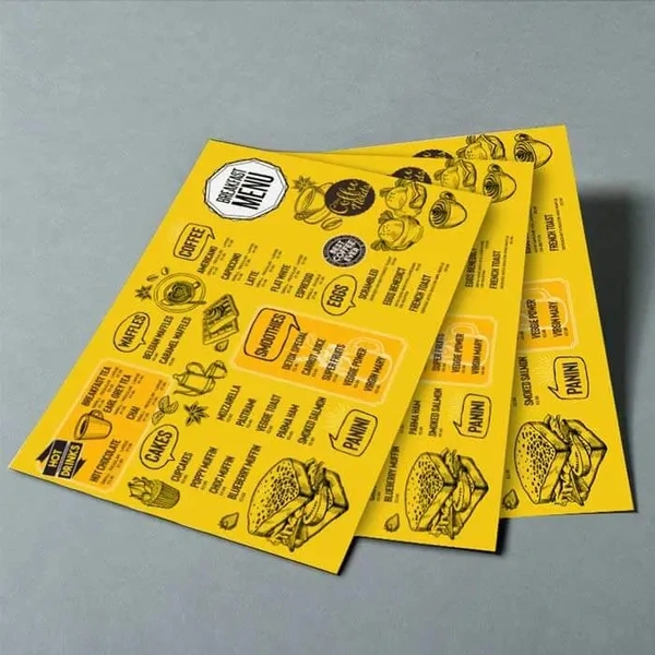 A3 120gsm Premium Smooth White Paper Placemats
